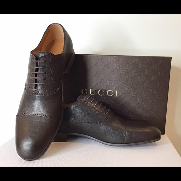 Gucci Other - GUCCI Mens 30% off NEW brown shoes w/ rubber soles